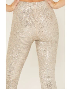 Show Me Your Mumu Women's Sequins Mercury Bell Bottom Pants 6 Show Me Your Mumu Women's Sequins Mercury Bell Bottom Pants -Cowgirl Edge Sales 2000376656 040 P4