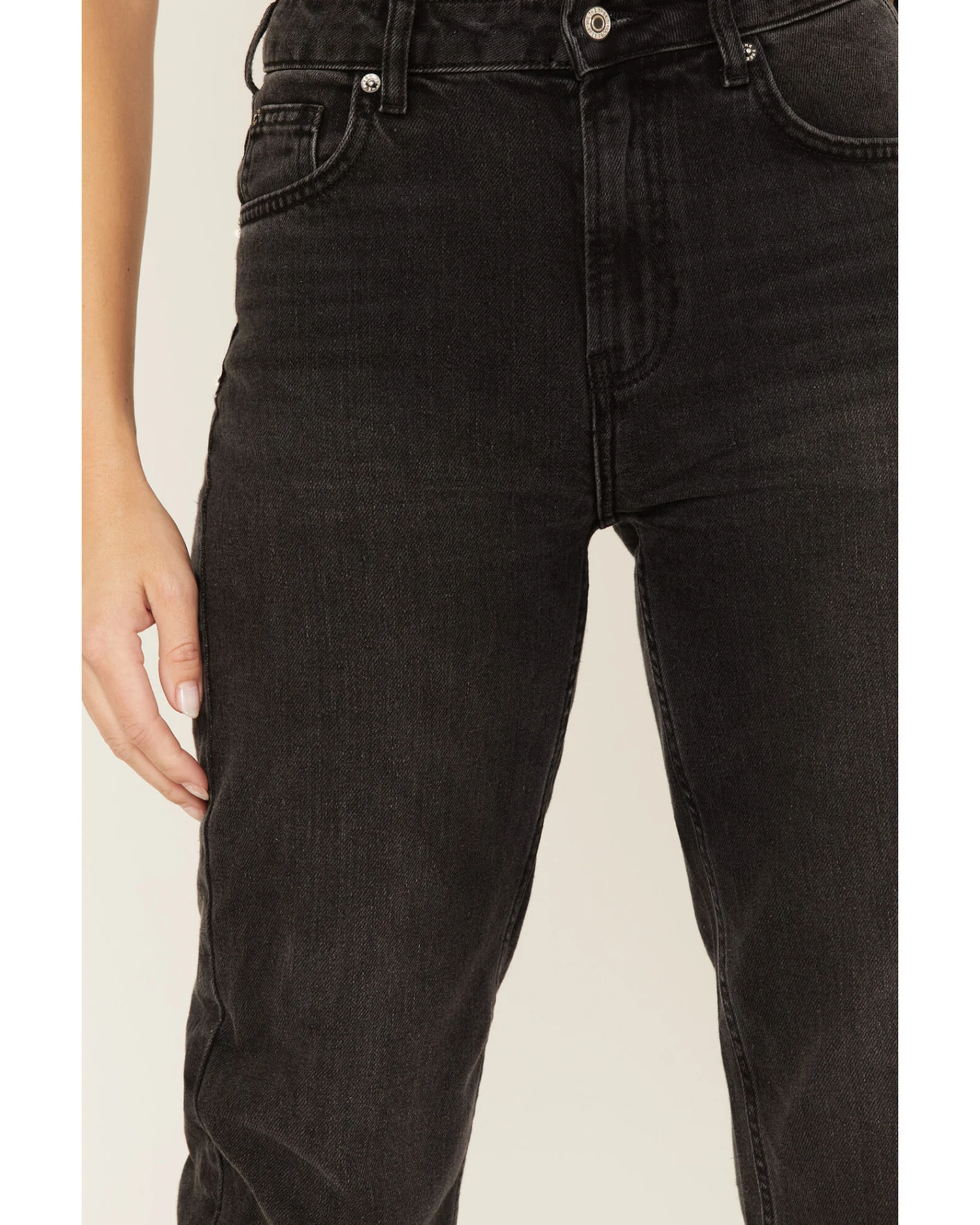 Free People Women's High Rise Pacifica Straight Jeans 2 Free People Women's High Rise Pacifica Straight Jeans - Image 2