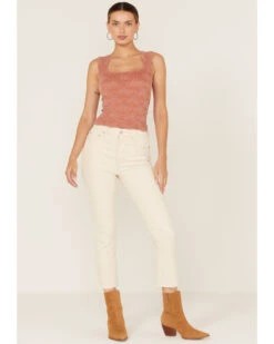 Daze Women's High Rise Cropped Flare Jeans 7 Daze Women's High Rise Cropped Flare Jeans -Cowgirl Edge Sales 2000378674 101 P1