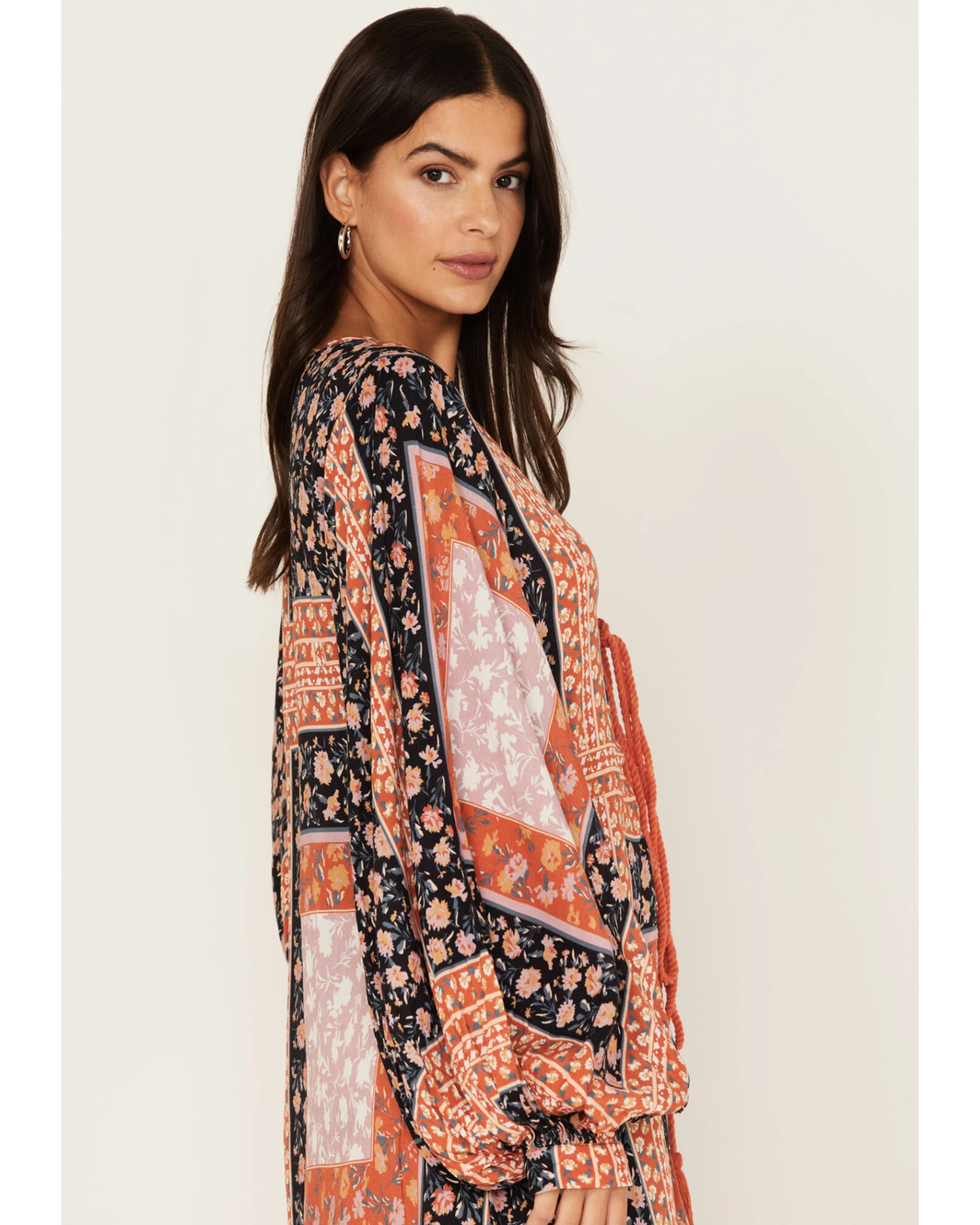 Jen's Pirate Booty Women's Roma La Perouse Floral Patchwork Print Maxi Dress 3 Jen's Pirate Booty Women's Roma La Perouse Floral Patchwork Print Maxi Dress - Image 3