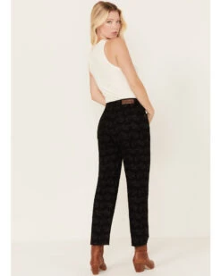 Rock & Roll Denim Women's Desert Print High Rise Cropped Straight Jeans -Cowgirl Edge Sales 2000380599 001 P3