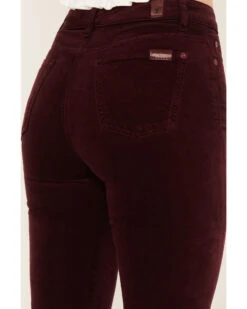 7 For All Mankind Women's High Rise Velvet Lisha Bootcut Jeans