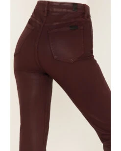 7 For All Mankind Women's High Rise Coated Slim Bootcut Jeans -Cowgirl Edge Sales 2000381091 605 P4