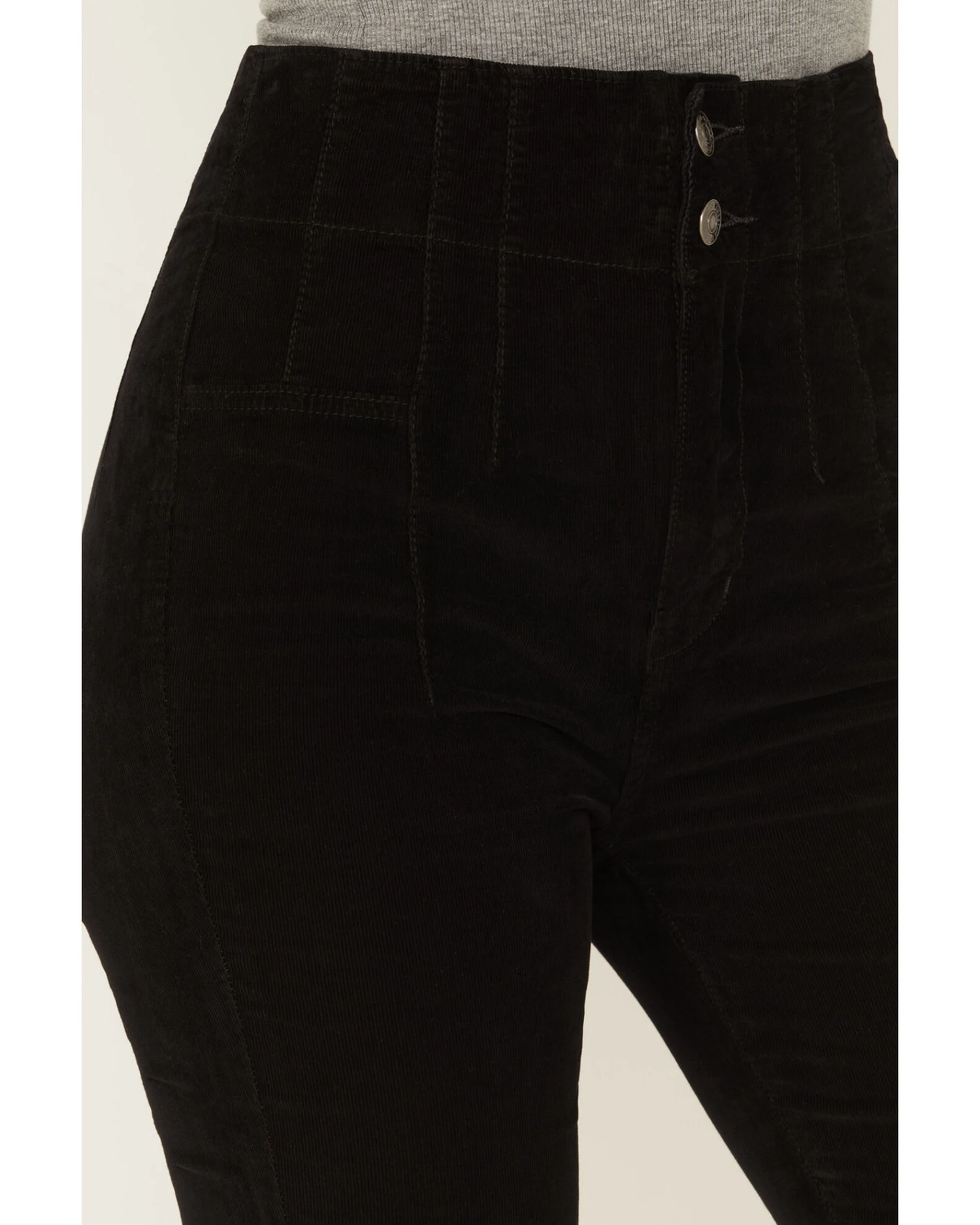 Free People Women's Jayde Cord Flare Jeans 4 Free People Women's Jayde Cord Flare Jeans - Image 4