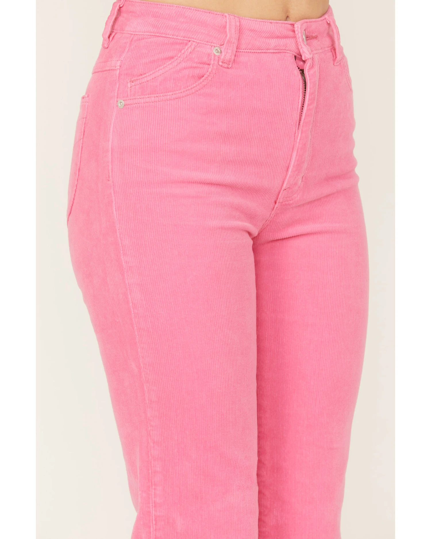 Rolla's Women's Mid Rise Thin Wale Corduroy Stretch Straight Jeans 1 Rolla's Women's Mid Rise Thin Wale Corduroy Stretch Straight Jeans