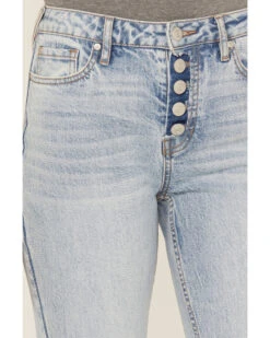 Cleo + Wolf Women's Light Wash High Rise Slim Bootcut Jeans -Cowgirl Edge Sales 2000382916 413 P2