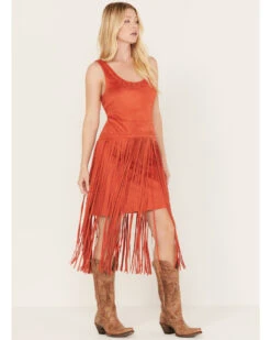 Idyllwind Women's Country Mannor Faux Suede Fringe Dress 7 Idyllwind Women's Country Mannor Faux Suede Fringe Dress -Cowgirl Edge Sales 2000382979 800 P2