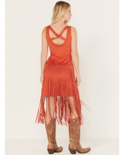 Idyllwind Women's Country Mannor Faux Suede Fringe Dress 6 Idyllwind Women's Country Mannor Faux Suede Fringe Dress -Cowgirl Edge Sales 2000382979 800 P4