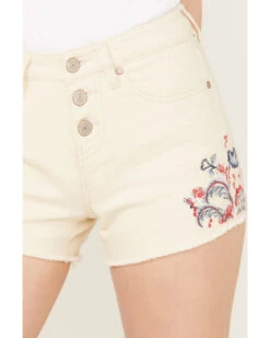 Shyanne Women's Mid Rise Americana Embroidered Shorts -Cowgirl Edge Sales 2000383367 100 P2