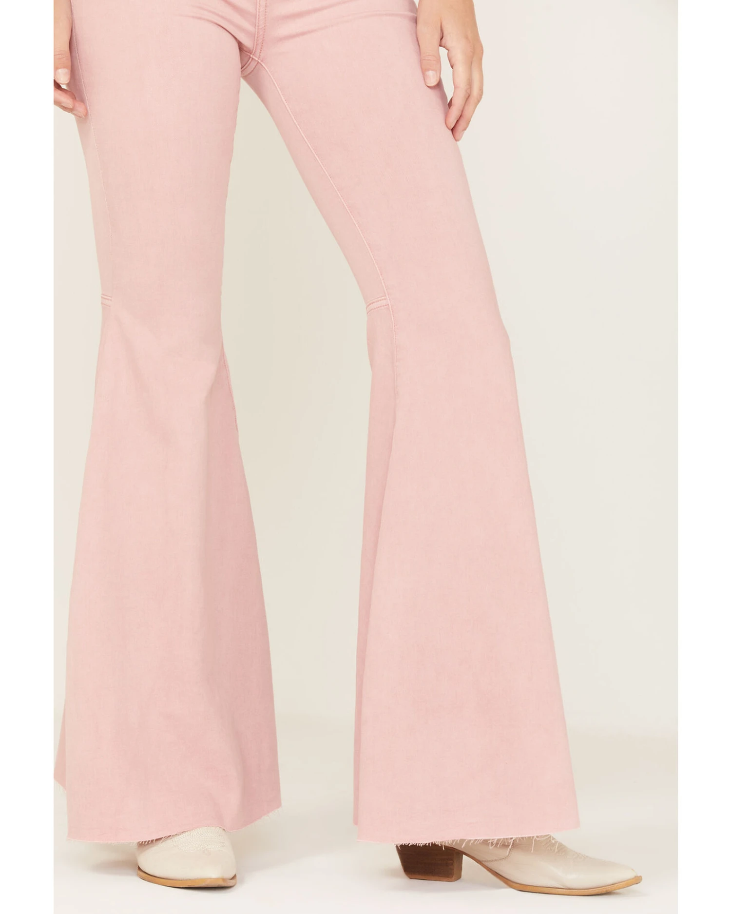 Free People Women's Just Float On High Rise Flare Jeans 4 Free People Women's Just Float On High Rise Flare Jeans - Image 4