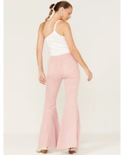 Free People Women's Just Float On High Rise Flare Jeans 6 Free People Women's Just Float On High Rise Flare Jeans -Cowgirl Edge Sales 2000383446 650 P4