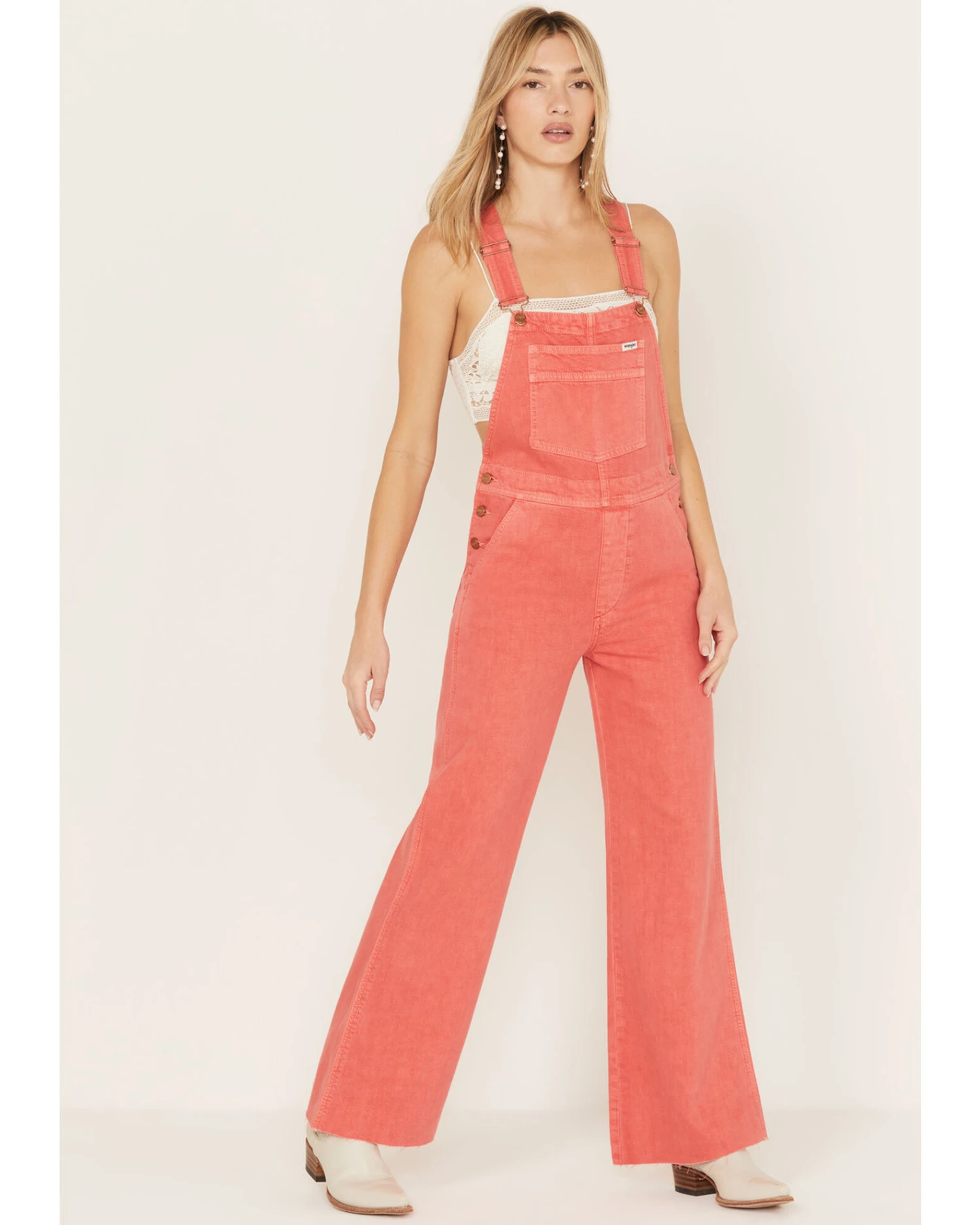 Wrangler Women's Flare Overalls 2 Wrangler Women's Flare Overalls - Image 2