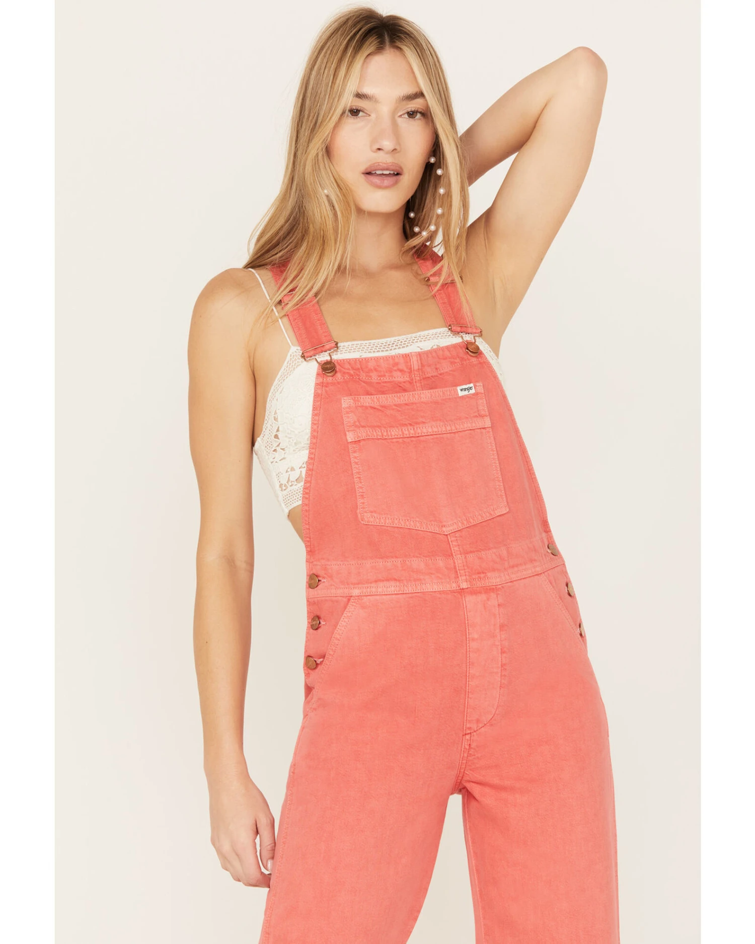 Wrangler Women's Flare Overalls 4 Wrangler Women's Flare Overalls - Image 4