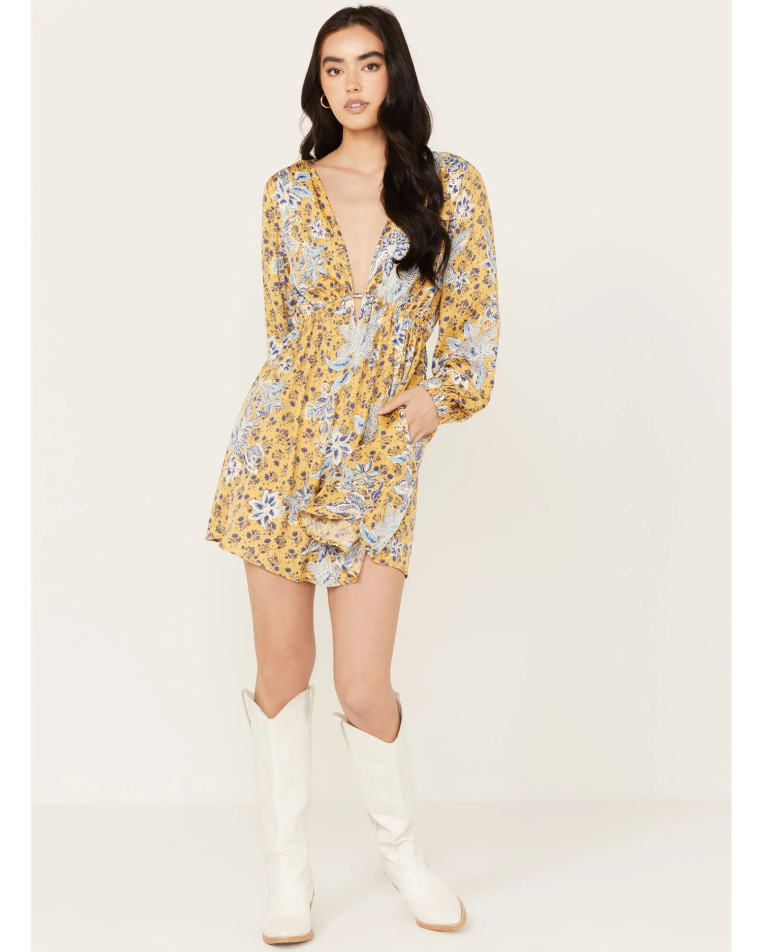 Free People Women's Soli Mini Dress 1 Free People Women's Soli Mini Dress
