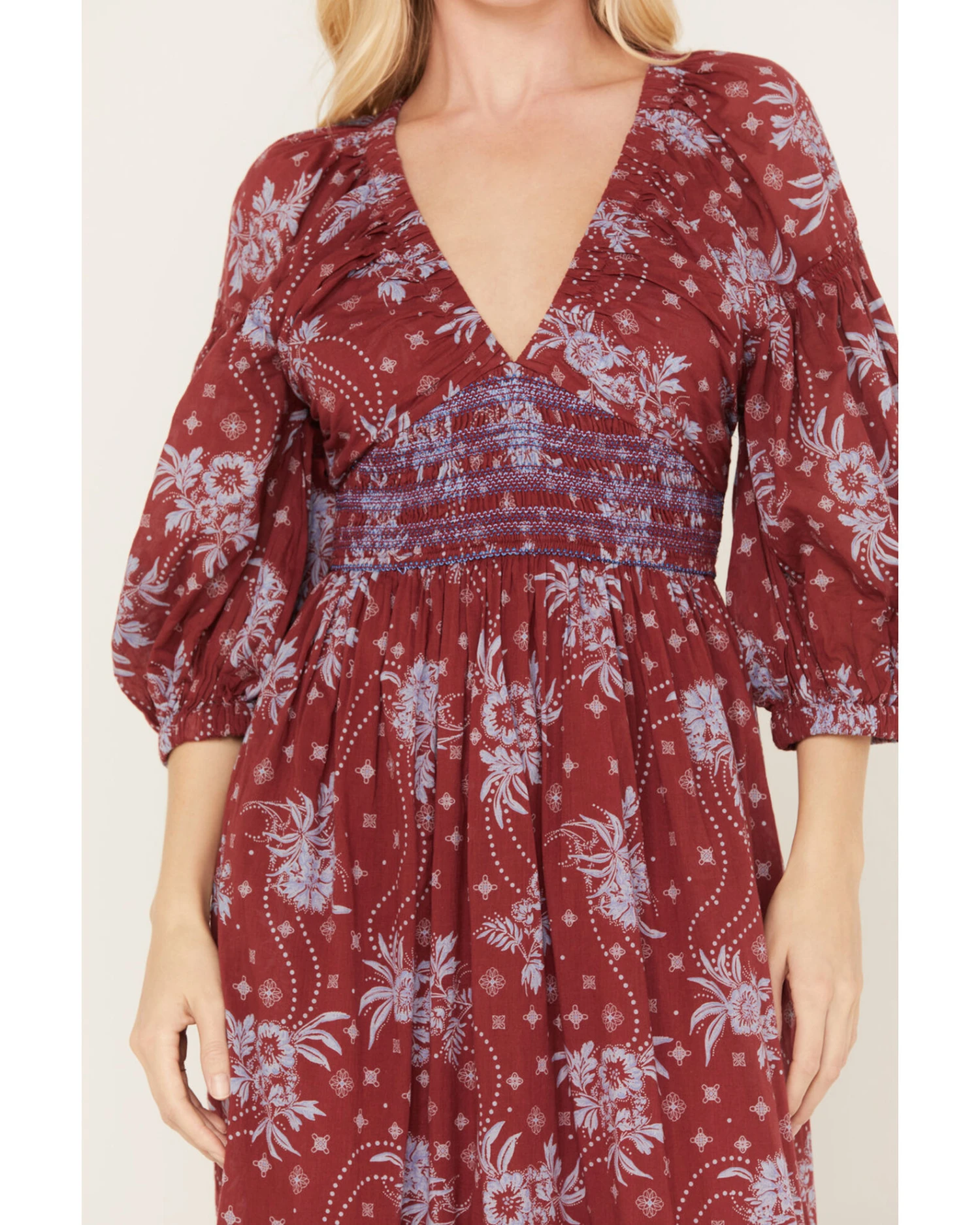 Free People Women's Golden Hour Floral Print Maxi Dress 2 Free People Women's Golden Hour Floral Print Maxi Dress - Image 2