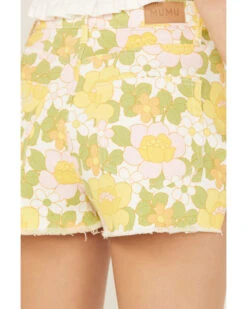 Show Me Your Mumu Women's Floral Arizona High Waisted Shorts 7 Show Me Your Mumu Women's Floral Arizona High Waisted Shorts -Cowgirl Edge Sales 2000385913 900 P4
