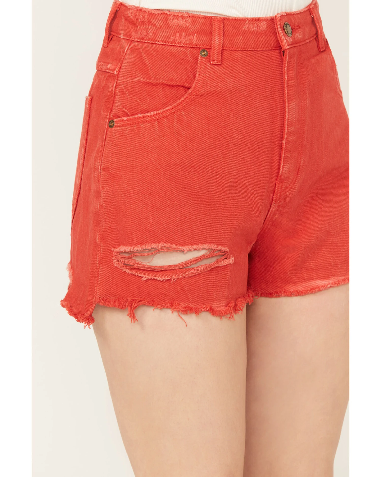 Rolla's Women's Layla High Rise Denim Shorts 1 Rolla's Women's Layla High Rise Denim Shorts