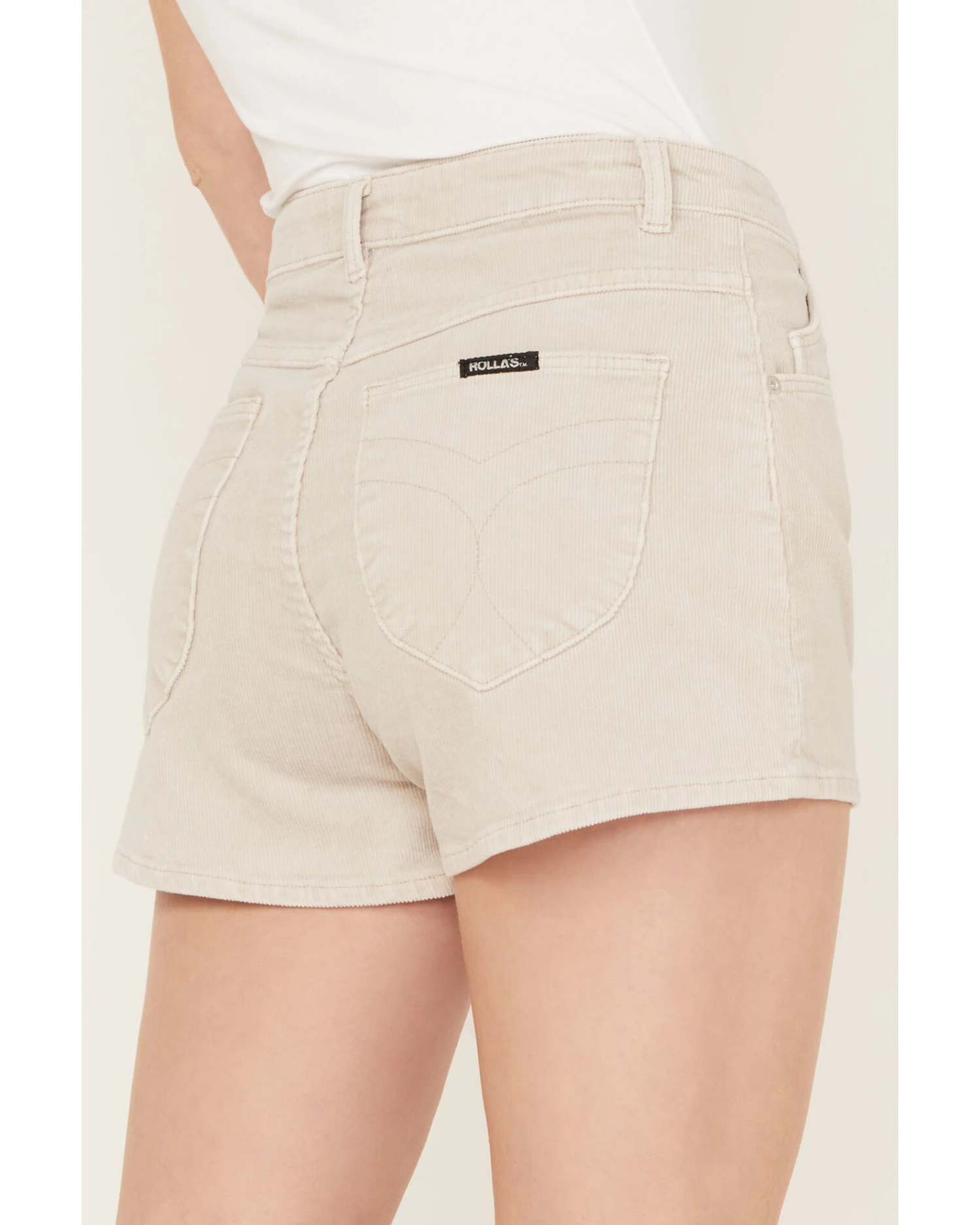 Rolla's Women's High Rise Corduroy Duster Shorts 2 Rolla's Women's High Rise Corduroy Duster Shorts - Image 2