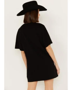 Rock & Roll Denim Women's Metal Fringe Short Sleeve Mini Dress 6 Rock & Roll Denim Women's Metal Fringe Short Sleeve Mini Dress -Cowgirl Edge Sales 2000387603 001 P4