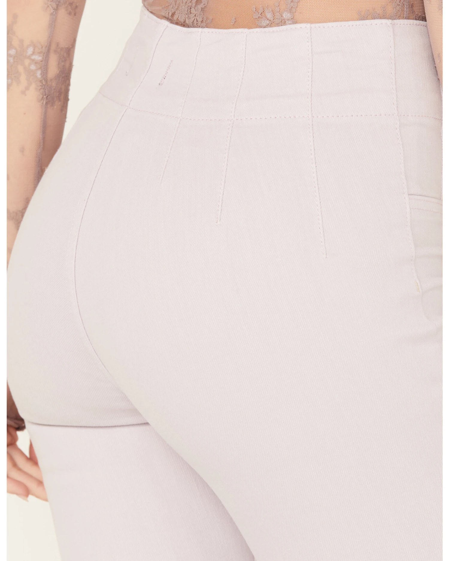 Free People Women's Jayde Denim Flare Jeans 2 Free People Women's Jayde Denim Flare Jeans - Image 2