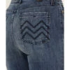 Mia And Moss Women's Kentucky Blues Medium Wash High Rise Flare Stretch Jeans