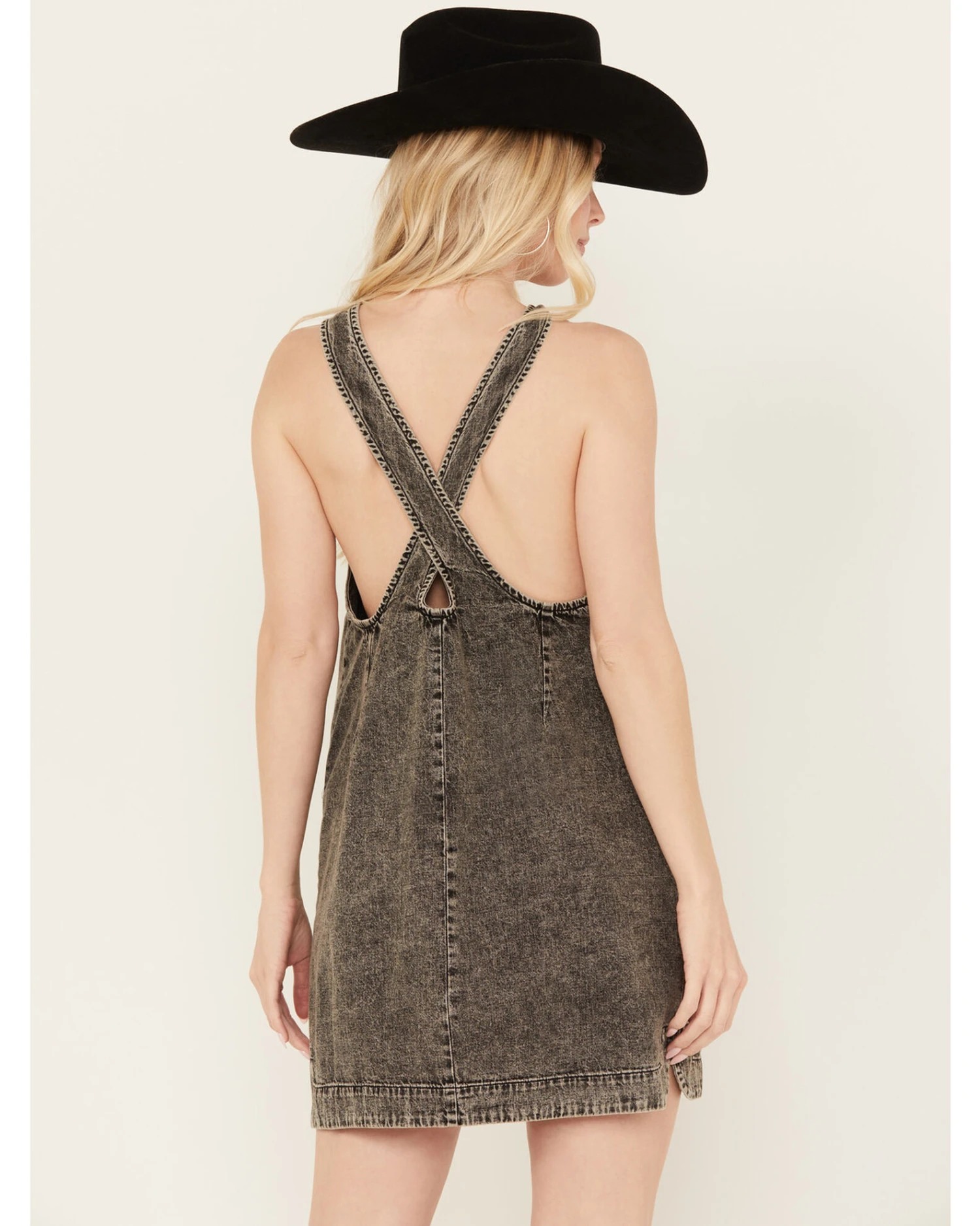 Free People Women's Wilderado Denim Dress 4 Free People Women's Wilderado Denim Dress - Image 4