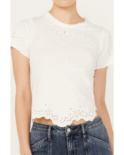Free People Women's Call Me Baby Short Sleeve Tee 6 Free People Women's Call Me Baby Short Sleeve Tee -Cowgirl Edge Sales 2000390356 103 P3