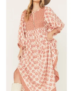 Free People Women's Hazy Maisy Maxi Dress -Cowgirl Edge Sales 2000392165 650 P3