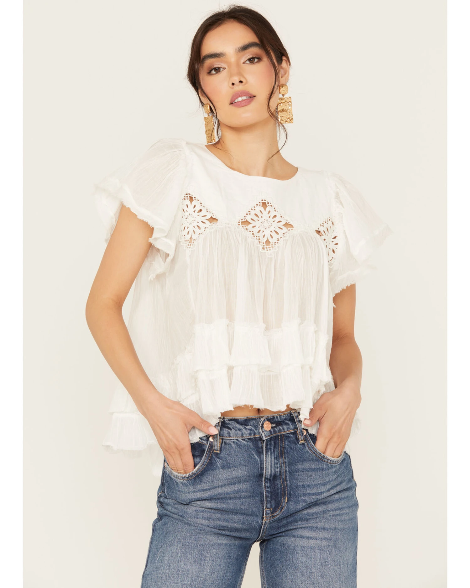 Free People Women's Harrison Top 4 Free People Women's Harrison Top - Image 4