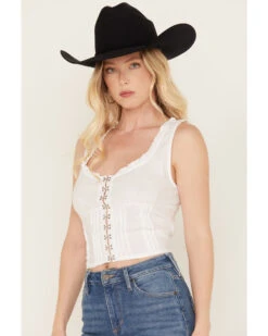 Free People Women's Amelia Corset -Cowgirl Edge Sales 2000393353 100 P2