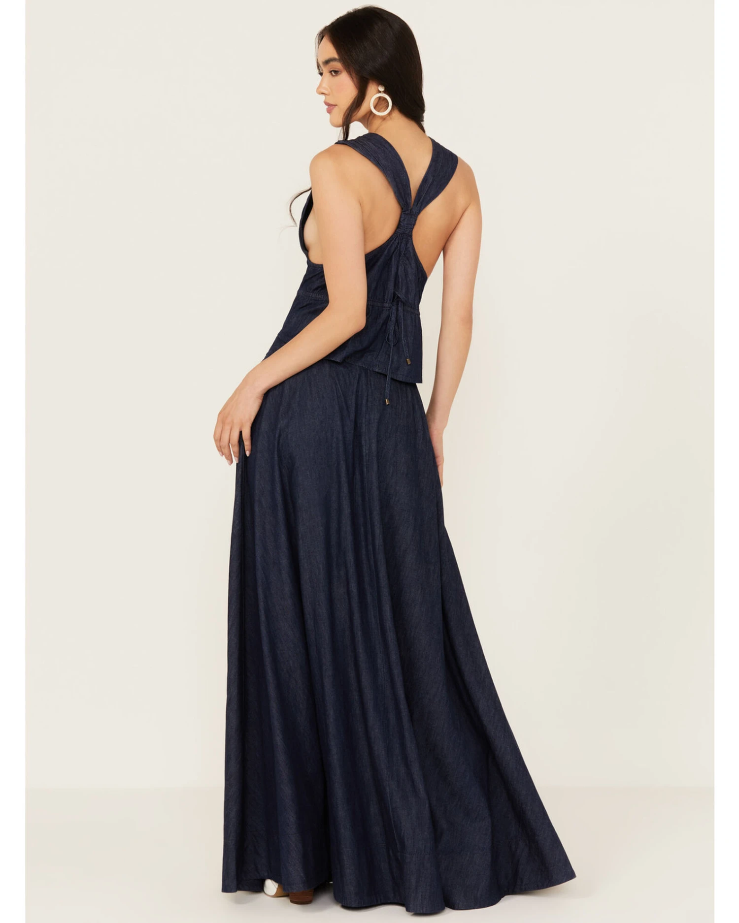 Free People Women's Dark Wash Clean Coastal Denim Set 3 Free People Women's Dark Wash Clean Coastal Denim Set - Image 3