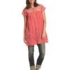 Johnny Was Women's Lenat Pleated Peasant Long Tunic